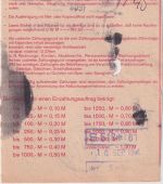 DDR/VGO - 60 Pfg. Bauwerke Einzahlungsauftrag Suhl 7.9.90