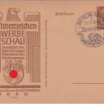 DR - Berlin KdF-Postwertzeichen-Werbeschau3 Pfg. Privat-Ganzsache SST 1940