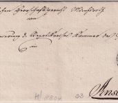 Bayern Dinkelsbühl 8/12 Fingerhut-K1 Regierungssache Mönchsroth Ansbach ca.1840