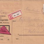 DR - 60 Pfg. Strohhut nachnahme-Einschreiben-Ortsbrief Waldmünchen 1930