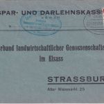 Dt.Bes. Elsass - Walburg Selz bahnpost Zug 02568 Brief Betschdorf 1943