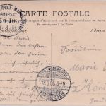 DR - Strassburg Markolsheim Bahnpost Zug 105 Karte n. Königshofen 1906