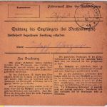DR - Sanct Avold 1916 unfreie Soldaten-Paketkarte n. Hirschorn
