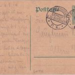 DR - Suftgen 7/8 14 kl. K1 5 Pfg. Ganzsache n. Ulm Zensur Diedenhofen