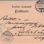 DR - Bitsch 1900 Frei lt. Aversum No.19 (Steueramt) Karte n. Rohrbach