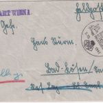 DR - Wien 47. Dt. Philatelistentag 1941 SST Feldpostbrief n. Bad Kösen