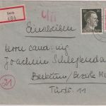 DR - 30+12 Pfg. AH Einschreibebrief Lech (Arlberg) - Beckum 1944