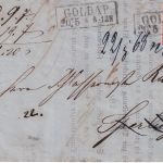 DR - Goldap 20/5 Ra2 Breif 1 Gr. dst. n. Sperling 1868 - Retourvermerk