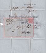 DR - Goldap 20/5 Ra2 Breif 1 Gr. dst. n. Sperling 1868 - Retourvermerk