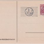 DR - Wittenberg Invokavit Luther-Feier 75 Pfg. Privatganzsache Masch.SST 1922