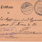 DR - Bromberg 1915 Karte/Frei lt. Avers 21 (Eisenbahn-Dirketion) n. Pirna