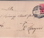DR - Schmentau 1905 Brief n. Pr. Stargard - mit Inhalt