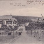 Schlesien - Bad Altheide Kurhaus sw-AK Bahnpost Glatz Kudowa Z. 570 1907
