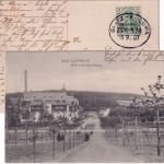 Schlesien - Bad Altheide Kurhaus sw-AK Bahnpost Glatz Kudowa Z. 570 1907
