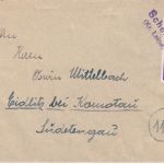 DR - Schennensee (Kr. Leipa, Westpr.) Not-L2 Brief n. Eidlitz b. Komotau 1944