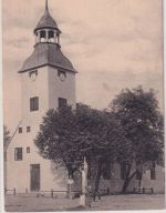 Polen/Westpreussen - Hammerstein Evangel. Kirche sw-AK gelaufen 1916