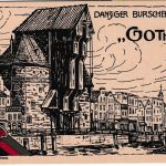 Polen/Westpreussen - Danzig Burschenschaft Gothia Studenten-AK ca, 1910