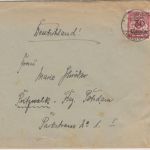 Danzig - 30 Pfg./50 M. Überdruck Brief D,-Langfuhr - Pritzwalk 2.11.23