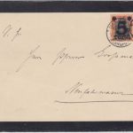 Danzig - 5/30 Pfg. Germania Überdruck Trauerbrief Langfuhr - Neufahrwasser 1921