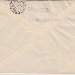 Danzig - 60 Pfg. Wappen Oberrand u.a. Einschreibebrief n. Halle 2.2.37