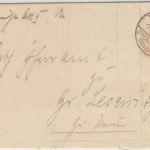 Danzig - 2 Mio./10.000 M. Wappen Brief Tiegenhof - Gr. Lesewitz 5.10.23