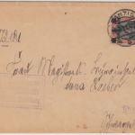 DR - 1 M./30 Pfg. Germania/Überdruck Orts-Zustellukrunde Danzig 5 29.4.21