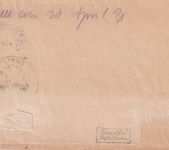 DR - 1 M./30 Pfg. Germania/Überdruck Orts-Zustellukrunde Danzig 5 29.4.21