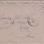 Saargebiet - Franz. Feldpostbrief Tresor et Postes n. Merzig 15.11.1919 Zensur