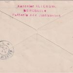 LP Belgien - Brüssel Soziale Fürsorge Ausstellung So.R-Zettel + SST R-Brief 1916