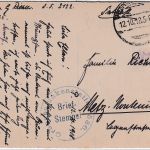 Postgebiet Ob.Ost - Gruppenfunkenstation 536 Feldpostkarte (AK Riga) 1918 n Metz