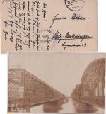 Postgebiet Ob.Ost - Gruppenfunkenstation 536 Feldpostkarte (AK Riga) 1918 n Metz