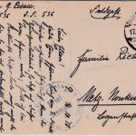 Postgebiet Ob.Ost - Gruppenfunkenstation 536 Feldpostkarte (AK Riga) 1918 n Metz