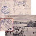 Postgebiet ObOst - Libau 1917 Feldpostkarte n. Metz Zensur-K1 "P.Ü.H.168"