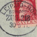 Bayern - Leipzig Hof Bahnpost Zug 213 Brief Feilitzsch - Greiz 30.6.11