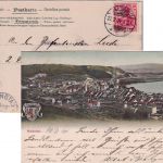 DR - Waldshut 1904 farb. Ortsansichtskarte n. CHINA (Syfang)