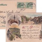 DR - Durlach 1904 Mehrbild-Farblitho n. CHINA (Syfang)