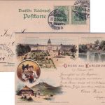 DR - Karlsruhe 1904 Mehrbild-Farblitho n. CHINA (Syfang)