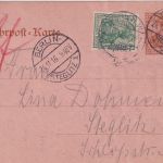 DR - 25 Pfg. Germania Rohrpost-Ganzsache+Zusatz Berlin W9 - Steglitz 24.11.16