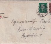 DR - 50+8 Pfg Reichspräsidenten Rohrpost-Ortsbrief Berlin W80 30.3.29