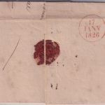 Preussen/Frankreich - Magdeburg 10. JANR L2 Portobrief n. Rheims 1826