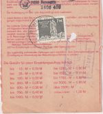 DDR - 1 M. Aufbau/klein Einzahlungsauftrag Bennewitz/Wurzen 31.10.89