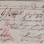 Preussen/Bayern - Berlin 29/12 kl. K2 Paketbegleitbrief n. Fürth 1843 - Inhalt !