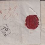 Preussen/Bayern - Berlin 29/12 kl. K2 Paketbegleitbrief n. Fürth 1843 - Inhalt !