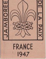 Frankreich - 5 Fr. Pfadfindertreffen Sonderkarte n. Strassburg 1947 Masch.SST