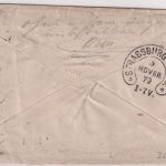 England - 1 P. Victoria gez. unterfrankierter Brief London - Strasburg 1879