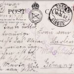 England - "Posted on the high seas" viol. L2 Karte RMSP "Avon" Lissabon 1907