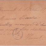 Frankreich - Reims Tergnier Bahnpost 1892 10 C. Ganzsache Ramecourt Corbeny 1905