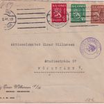 Finnland - 2 M. Löwe u.a. Zensurbrief n. DÄNEMARK Helsinki - Kopenhagen 1941