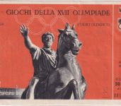 Italien - Roma 1960 Olympiade Cerimonia di Apertura Ticket Classe II