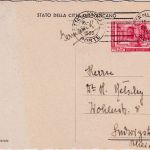 Vatikan - 75 C. Archäologie Karte n. Ludwigshafen 1939
